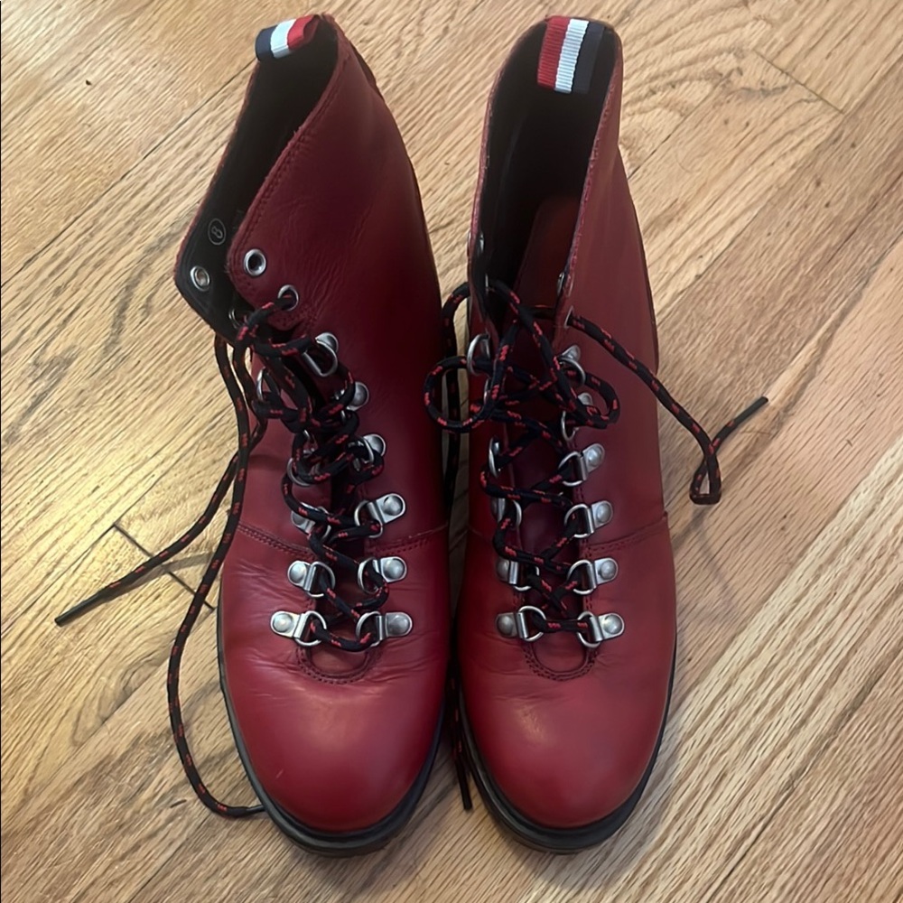 Urban outfitters Red Leather Women's Boots
